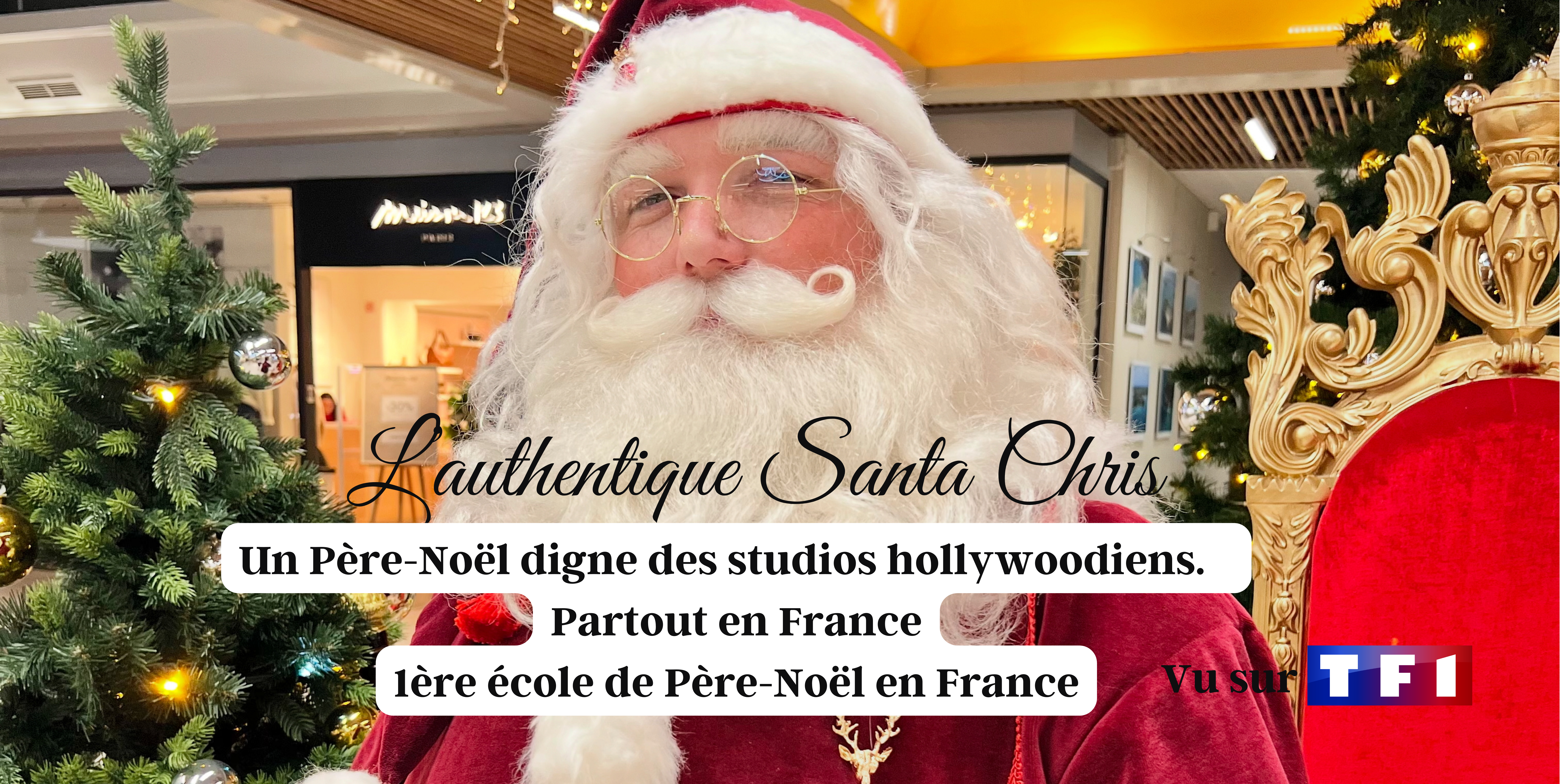 Père Noël professionnel Santa Chris